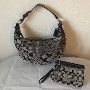 Coach Purse&Matching Wristlet